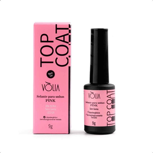 Top Coat – Pink Frasco - Vòlia