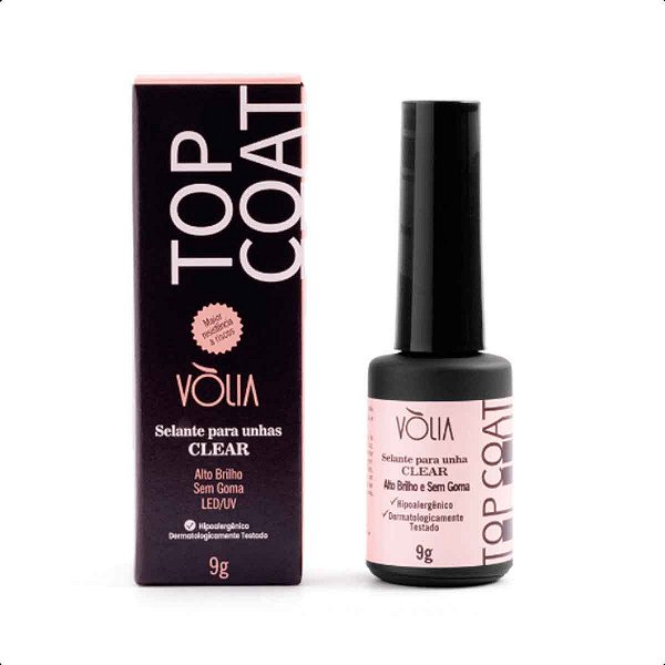 Top Coat – Clear Frasco - Vòlia