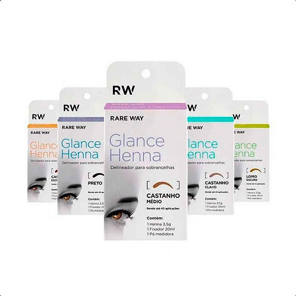 Henna Glance para Sobrancelhas 3.5g Rare Way