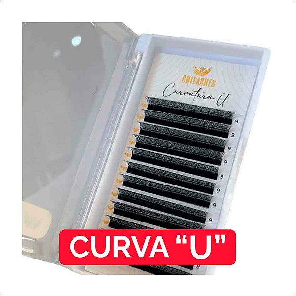 Cílios Unilashes W 5D Curva U Mix e Tamanho Único - Volume Egípcio