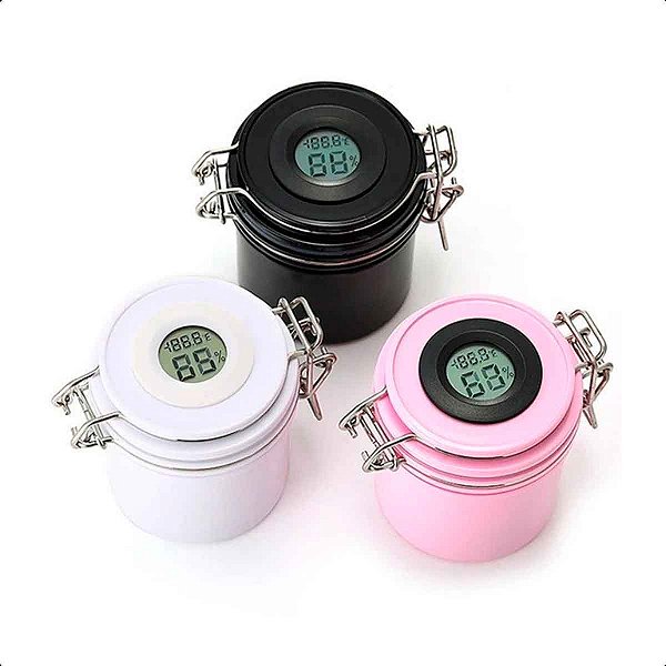 Pote Hermético Armazenagem De Cola com Higrômetro