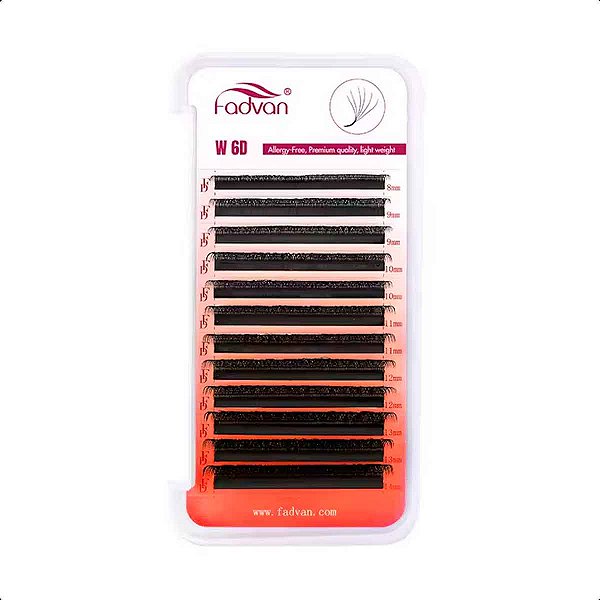 Cílios Fadvan W 6D Real Mix e Tamanho Único - Volume Egípcio