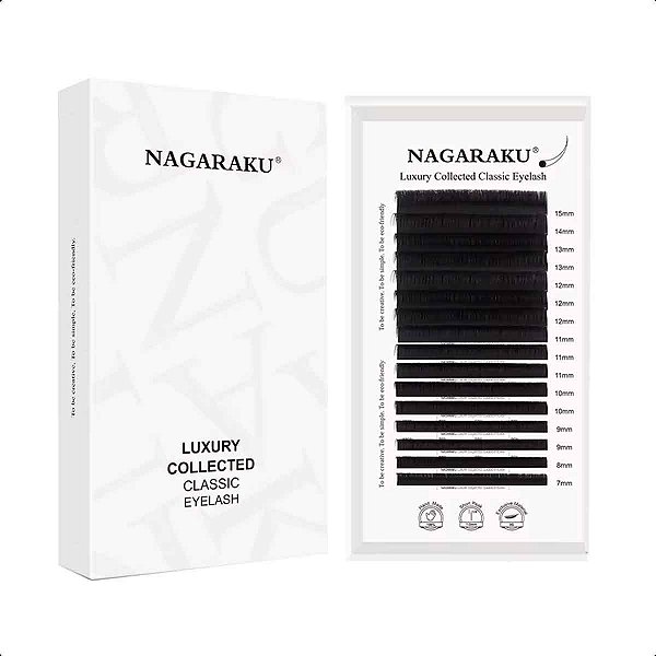 Cílios Spike Nagaraku Luxury Volume Russo - Fio a Fio