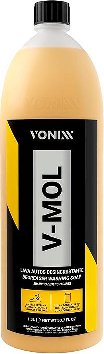 V-MOL SHAMPOO LAVA AUTO 1,5 Litros  - Ponto M Pecas Automotivas Vonixx