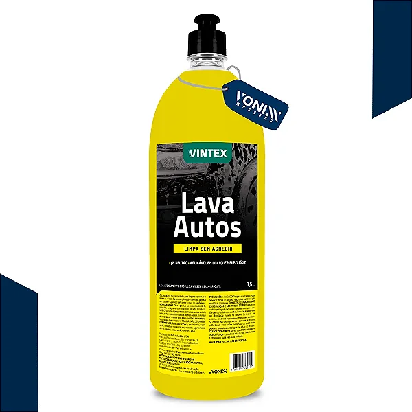 LAVA AUTOS NEUTRO 1,5 Litros - Ponto M Pecas Automotivas - Vonixx