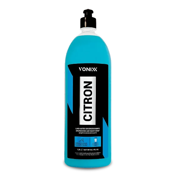 CITRON  SHAMPOO LAVA AUTO 1,5 Litros - Ponto M Pecas Automotivas Vonixx
