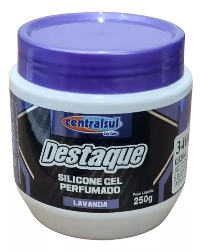 Silicone GEL 250G Aromatizante LAVANDA - Ponto M Produtos Automotivos - Centralsul