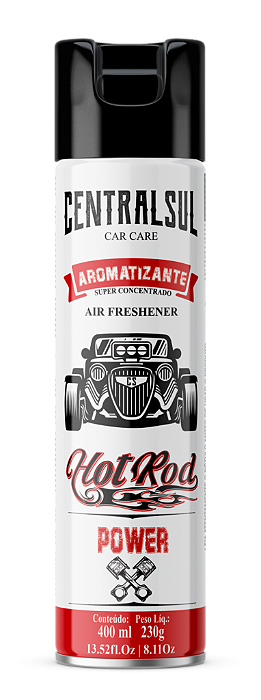 Aromatizante 400ML Hot Rod POWER - Ponto M Produtos Automotivos - Centralsul