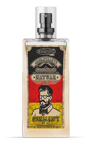 Aromatizante 45ML Natuar Men GERMANY - Ponto M Produtos Automotivos - Centralsul