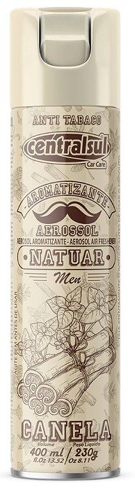 Aromatizante 400ML Natuar CANELA - Ponto M Produtos Automotivos - Centralsul