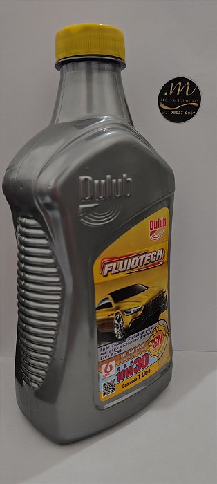 10W30 OLEO PARA MOTOR DE CARRO - Dulub Fluidtech 10W30 SN - Oleo do motor 10w30