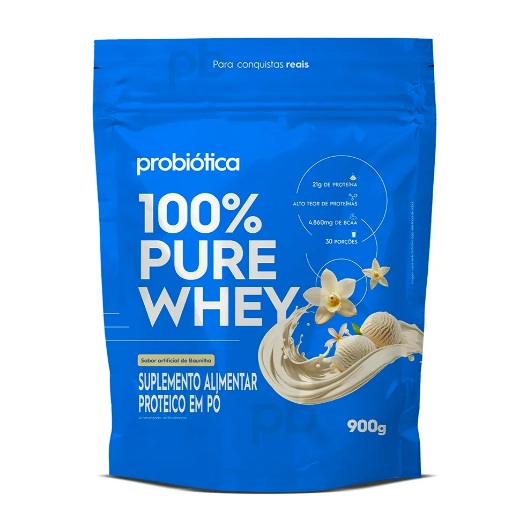 100% PURE WHEY 900G REFIL - PROBIÓTICA