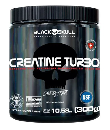 CREATINA TURBO 300G - BLACK SKULL