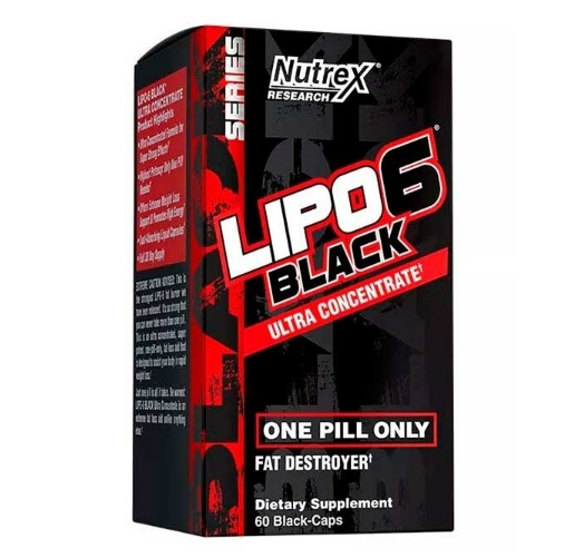 LIPO 6 BLACK 60 CÁPSULAS - NUTREX RESEARCH