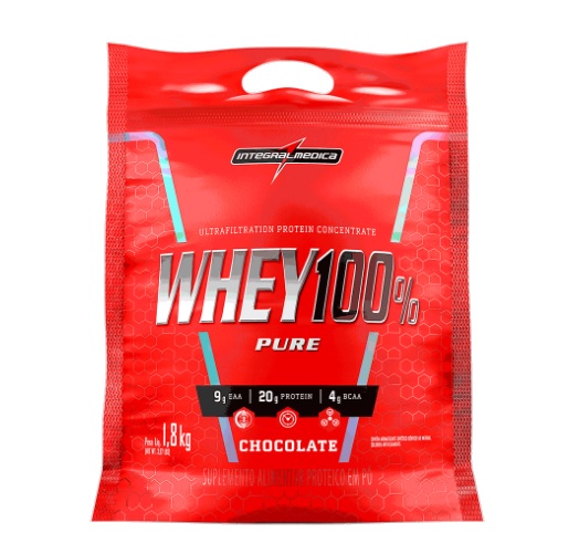 WHEY 100% PURE 1,8KG - INTEGRALMÉDICA