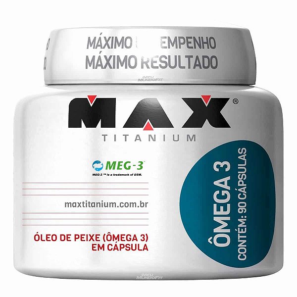 ÔMEGA 3 90 CÁPSULAS - MAX TITANIUM