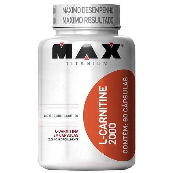 L-CARNITINA 2000 60 CÁPSULAS - MAX TITANIUM