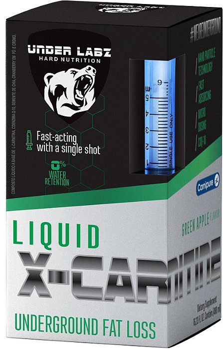 X-CARNITINE 480ML - GREEN APPLE - UNDER LABZ