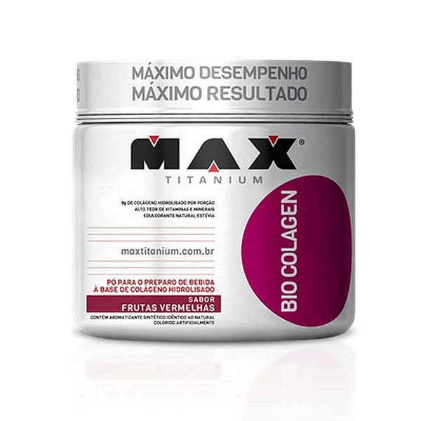 BIO COLAGEN 300G - FRUTAS VERMELHAS - MAX TITANIUM