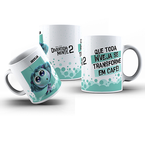 Caneca personalizada Filme Divertidamente 2 Personagem Inveja