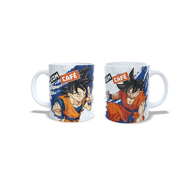 Caneca Personalizada Dragon Ball Z com café e sem Café Ref-001