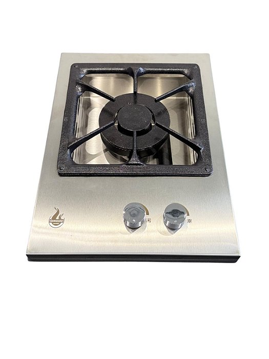 Bifeteira de Embutir a Gás Modelo Slim em Inox 304 Escovado 36 cm Guindani®