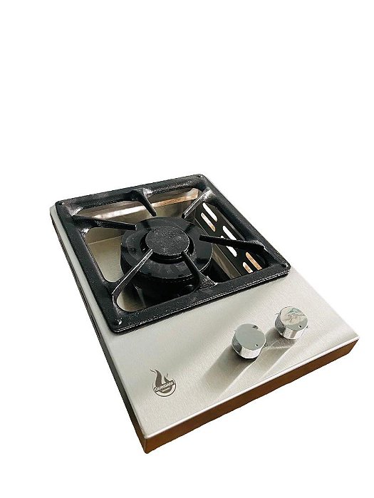 Bifeteira de Embutir a Gás Modelo Platinum em Inox 304 Escovado 32 cm Guindani®