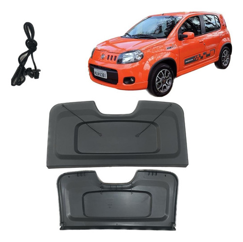 Tampão Uno EVO 11/... (TODOS) CINZA