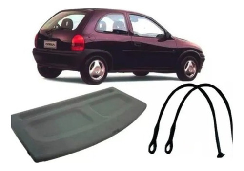 Tampão CORSA -   Acarpetado 1993 / 2002 CINZA