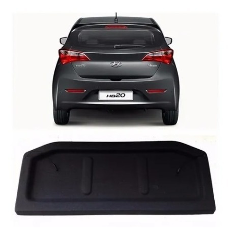 Tampão HB20 / HB20X - HATCH -Acarpetado 2012 / 2017 PRETO