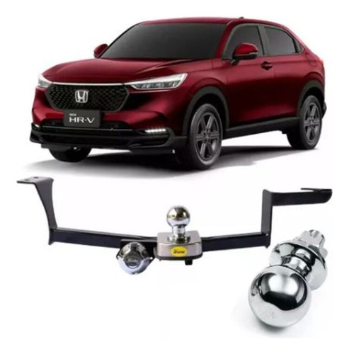 Engate Fixo Honda HRV Turbo (Escapamento duplo)  2022/ 2023