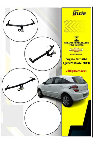 Engate Fixo GM Agile 2010 até 2013 GM3034