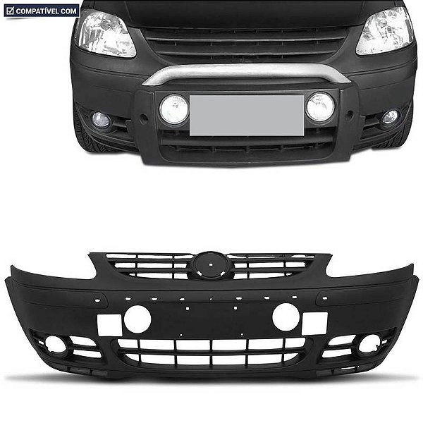 P/choque Plast CROSSFOX 2003 / 2007 DIANTEIRO PRETO LISO