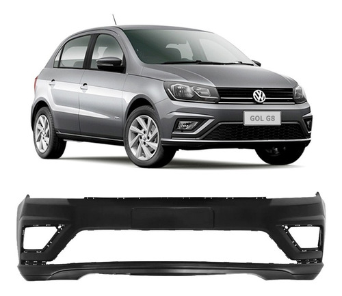 P/choque Plast GOL G VIII (8) / VOYAGE G VIII (8) 2018 / 2020 DIANTEIRO PRETO LISO