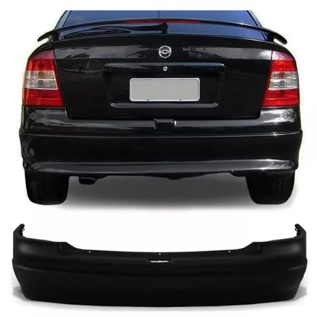 P/choque Plast ASTRA HATCH 1998 / 2002 TRASEIRO PRETO 2 PORTAS