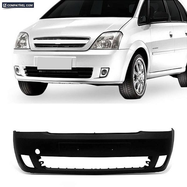 P/choque Plast MERIVA 2002> DIANTEIRO PRETO LISO S/ FURO