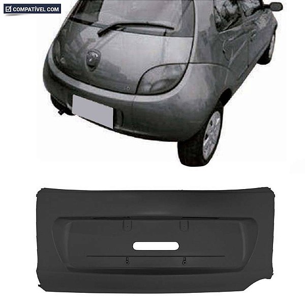 P/choque Plast KA 1997 / 2001 TRASEIRO PRETO CENTRO