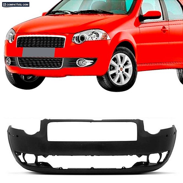 P/choque Plast SIENA ELX / HLX 2008 / 2012 DIANTEIRO PRETO LISO