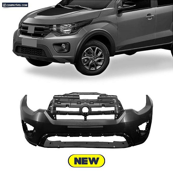 P/choque Plast MOBI WAY / TREKKING / LIKE 2020 / 2023 DIANTEIRO PRETO LISO