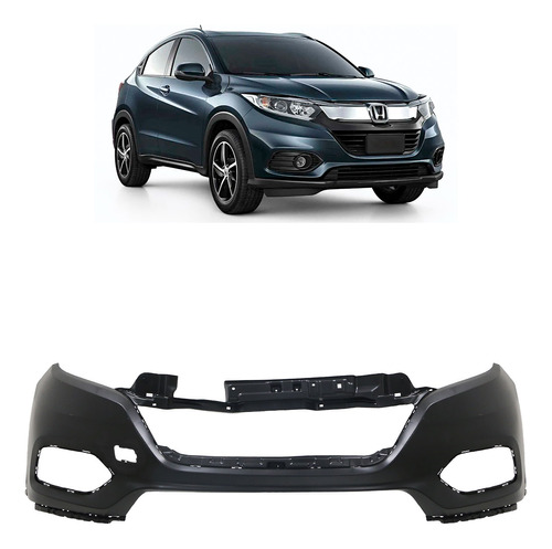 P/choque Plast HRV 2019> DIANTEIRO PRETO LISO