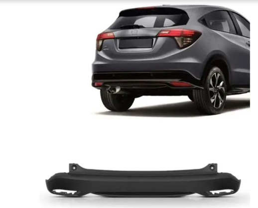 P/choque Plast HRV 2019> TRASEIRO PRETO LISO