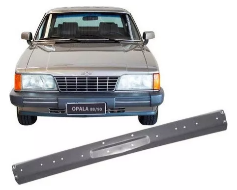 P/choque Aço OPALA / CARAVAN / DIPLOMATA / COMODORO 1988 / 1990 DIANTEIRA CINZA S/FURO