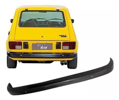 P/choque Aço FIAT 147  TRASEIRO PRETA S/ FURO