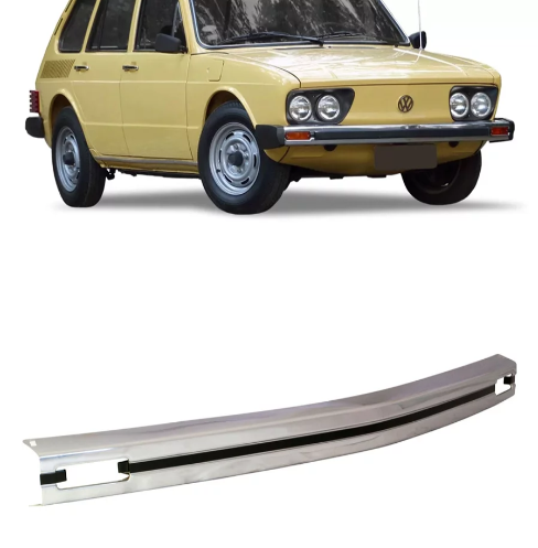 Lamina Tradicional BRASILIA  1978 / 1982 DIANTEIRA CROMADO C/FURO LANTERNA