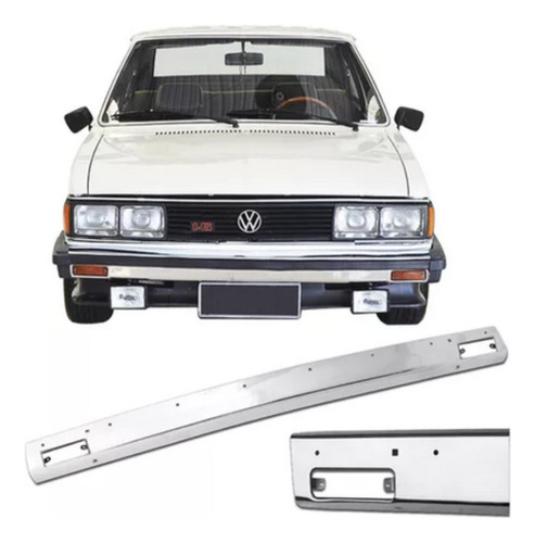 Lamina Tradicional PASSAT  1983 / 1986 DIANTEIRA CROMADO C/F BORR./ LANTER