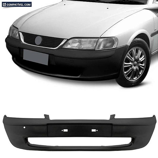 Parachoque Vectra 97/99 Dianteiro Preto Liso s/farol