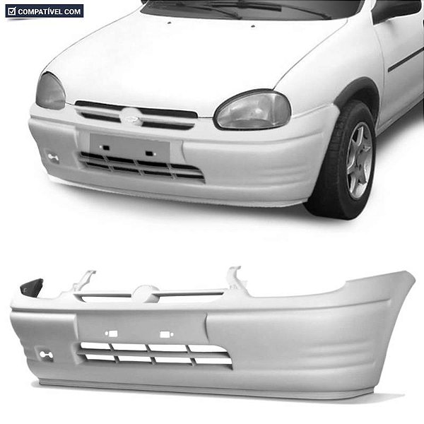 Parachoque Corsa Wind / Super / Pick-up 94/99 Dianteiro Primer s/ Spoiler