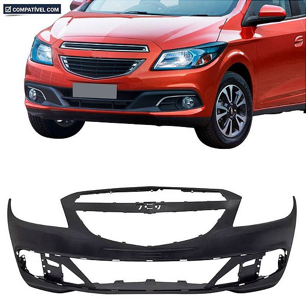 Parachoque Onix/ Prisma  LT / LTZ 12/16 Dianteiro Preto Liso