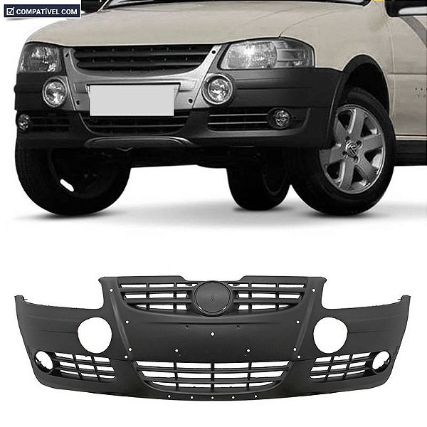 Parachoque Gol Ger. 4 Rallye 06/10 Dianteiro Preto Texturizado com Farol