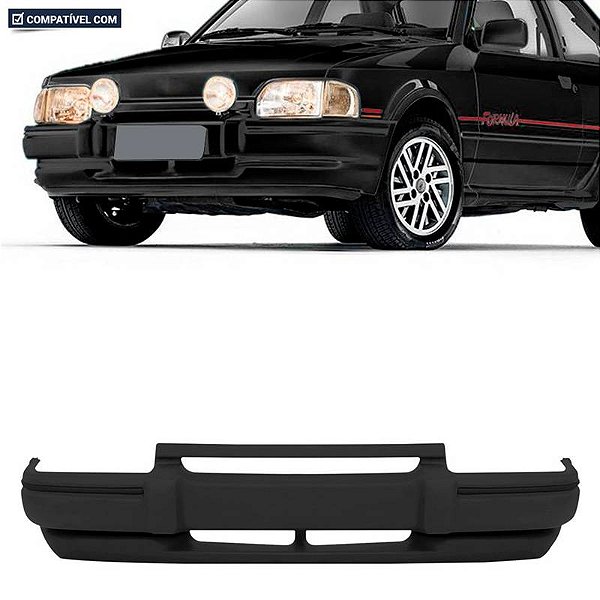 Parachoque Escort XR3  87/92 Dianteiro Preto Texturizado c/ Alma Plástica
